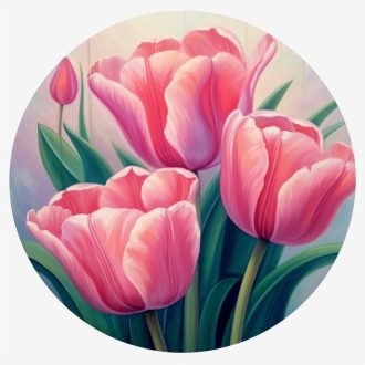 Csodás tulipánok, virágos falimatrica