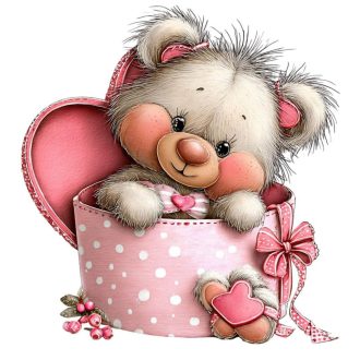 Kismaci ajándékdobozban, ragasztómentes ablakmatrica