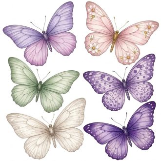   Szellő szárnyán – pillangó ablakmatrica ragasztó nélkül