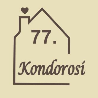 Házikós postaláda matrica családnévvel, színes