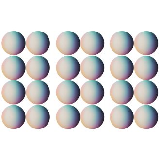 Színátmenetes gömbök, falmatrica csomag