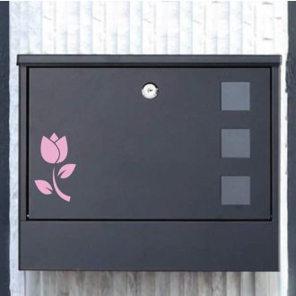 Kis tulipán, postaláda matrica