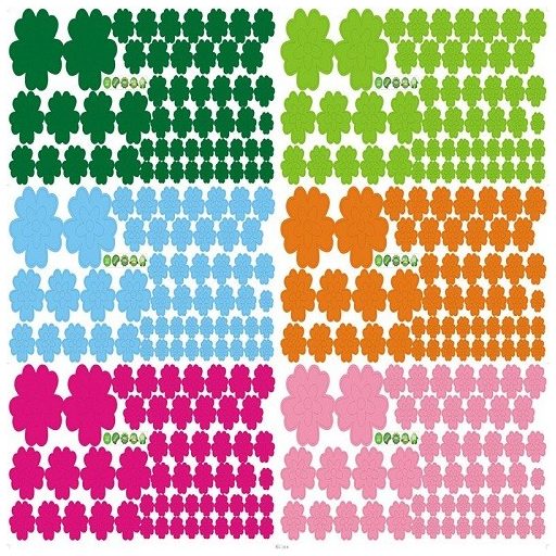 Kisvirágok, falmatrica