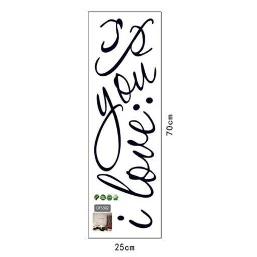 P.S. I love you, idézet falmatrica