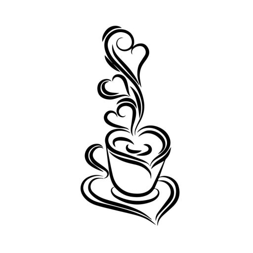 Kávéimádat, konyhai falmatrica