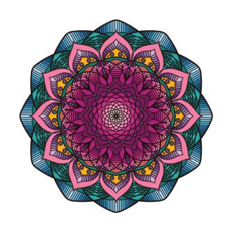 Szent geometria tánca, mandala falmatrica