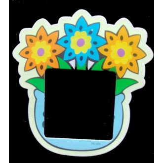 Tavaszi virágok, csillámos villanykapcsoló matrica