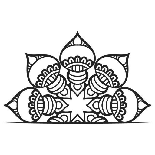 Tibeti Nyugalom Mandala, falmatrica