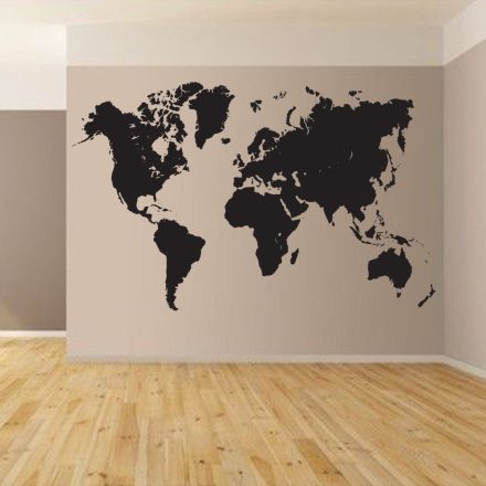 World Map falmatrica a Dekormatricák Webáruházban