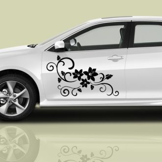 Nonfiguratív mintás virágok, autómatrica