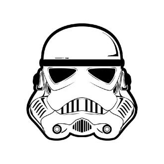 Rohamosztagos álarc, falmatrica