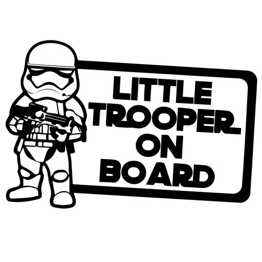 Little trooper on board, autómatrica