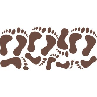 Lábnyomok, 12 db-os falmatrica csomag