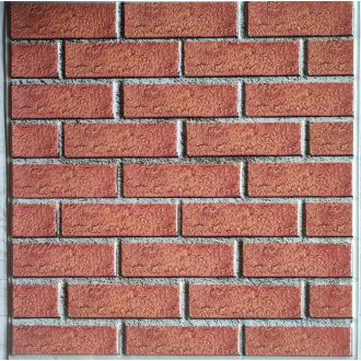 Vörös tégla, 3D öntapadós falpanel