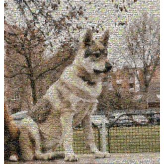 Fotómozaik falmatrica saját képekből