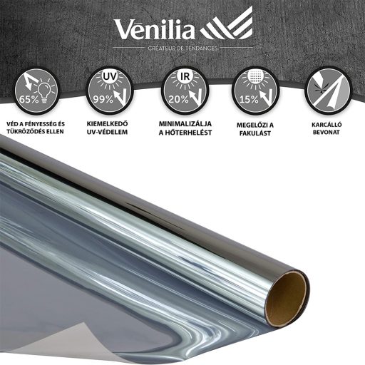 Sötét hővédő árnyékoló fólia – ideális napsütötte helyiségekbe