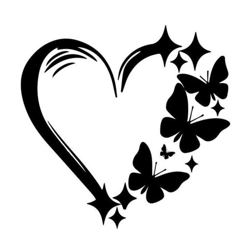 Love pillangók, falmatrica