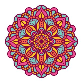Folklór, mandala falmatrica