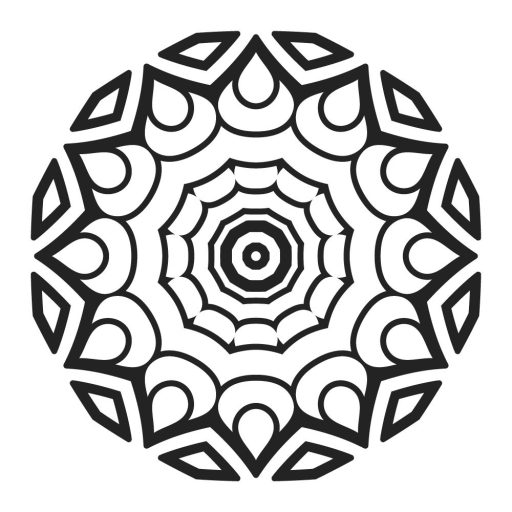 Szanszára Kör Mandala, falmatrica