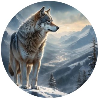 A hegyek farkaskirálynője, falmatrica