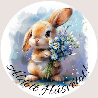 Áldott Húsvétot, ablakmatrica