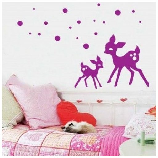 Őzikék, falmatrica