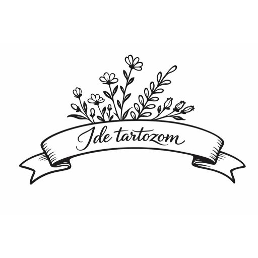 Ide tartozom - feliratos ablakmatrica