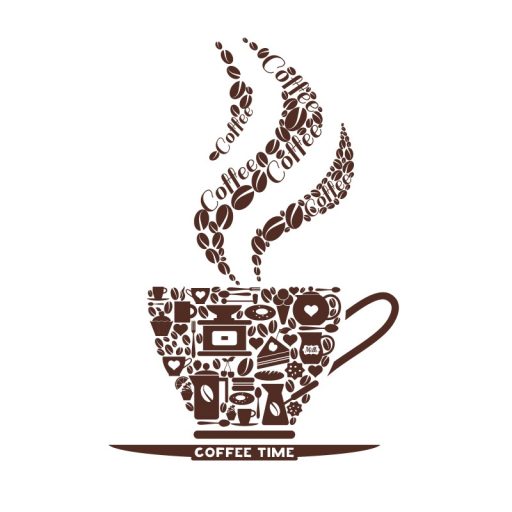 Coffee time, konyhai falmatrica