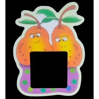 Körték, csillámos villanykapcsoló matrica