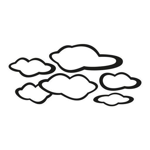 Felhők2, babaszoba falmatrica