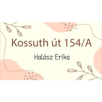 Púder mintás postaláda matrica