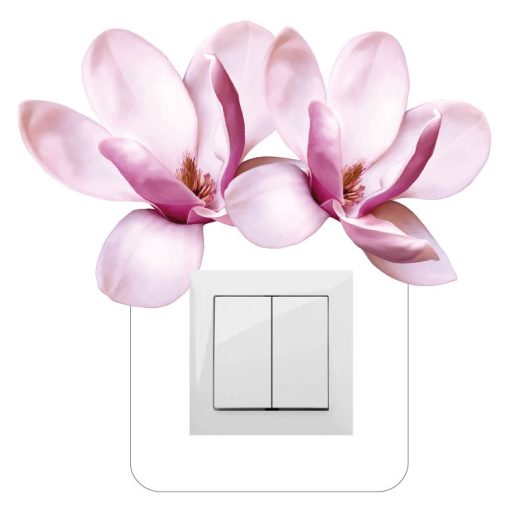 Magnólia,villanykapcsoló matrica