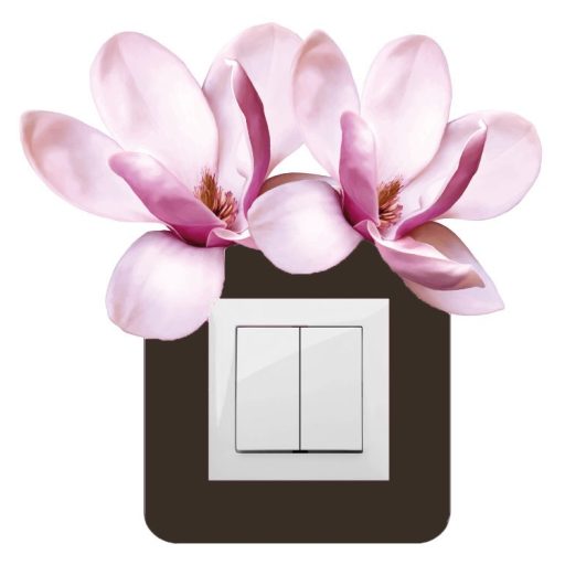 Magnólia,villanykapcsoló matrica