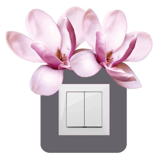 Magnólia,villanykapcsoló matrica