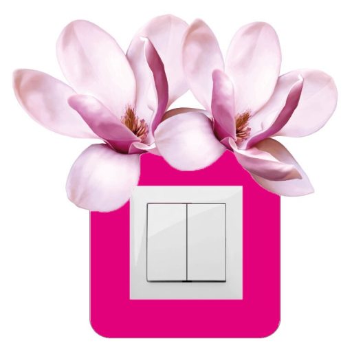 Magnólia,villanykapcsoló matrica