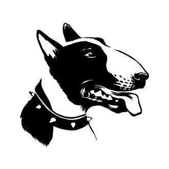 Bull terrier autómatrica