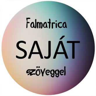Egyedi falmatrica saját szöveggel
