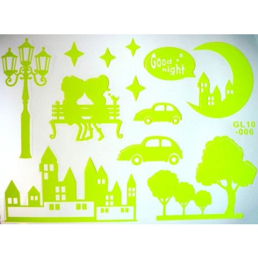 Randevú, éjjel világító falmatrica