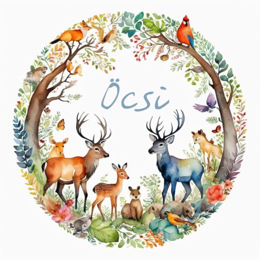 Erdő állatai, gyerekszoba falmatrica saját szöveggel