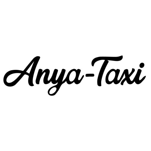 Anya-Taxi, írott betűs autómatrica