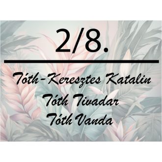 Pasztell dzsungel, postaláda matrica