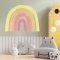Festett szivárvány - sárga, gyerekszoba falmatrica