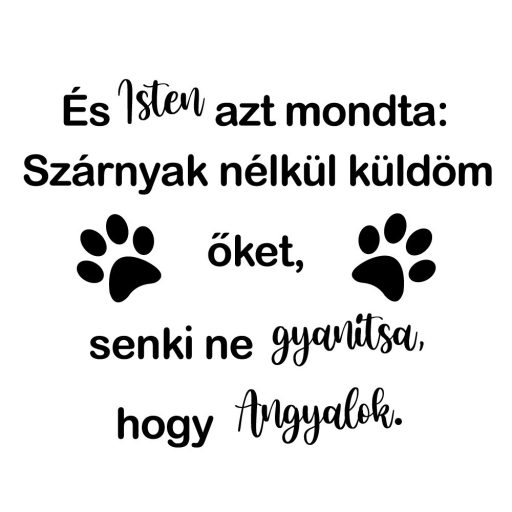 Angyali kutyusok, falmatrica