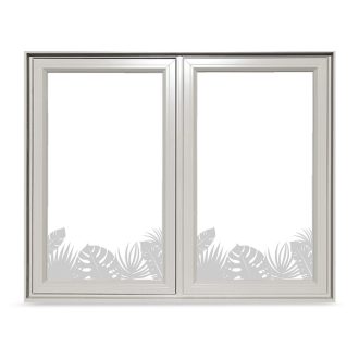 Trópusi növények ablakmatrica