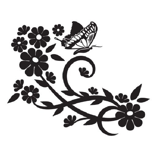 Virágos inda pillangóval, autómatrica