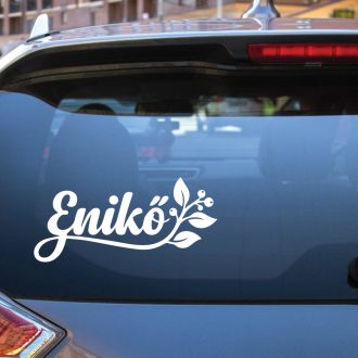 Enikő, elegáns névmatrica autóra