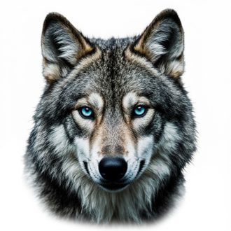 Ordas husky, többször használható ablakmatrica