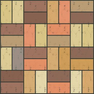 Retró burkolókő téglalap mintás csempematrica csomag