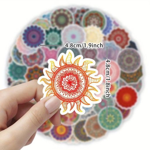 Mandala dekormatricák, 5 db-os csomag