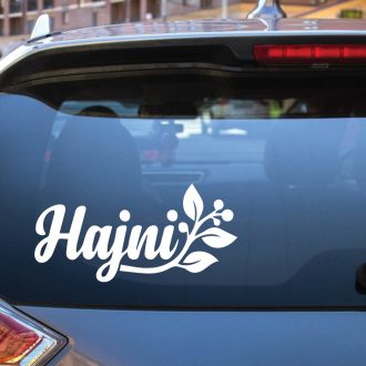Hajni, stílusos névmatrica az autódra